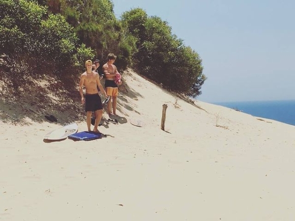 Failing at sandboarding